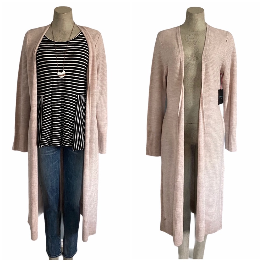 Cynthia Rowley | Blush Pink Merino Blend Duster